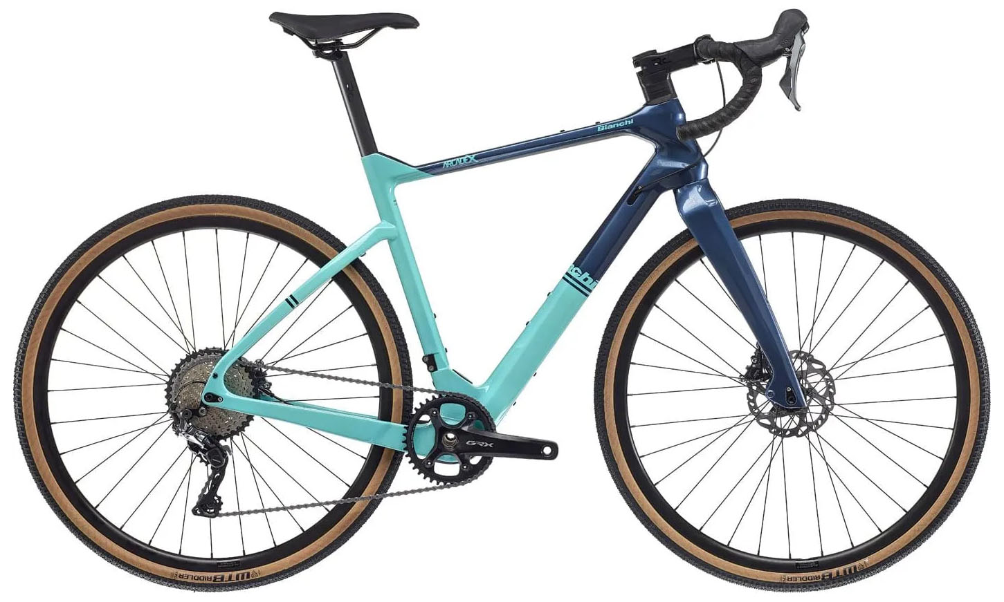 Фотографія Велосипед BIANCHI Gravel Arcadex GRX 810 40 1x11s CK16/ Blue Notes/Glossy Розмір S